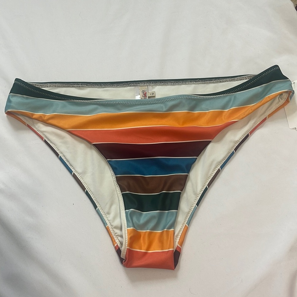 Faherty multi color bikini bottoms (NWOT)